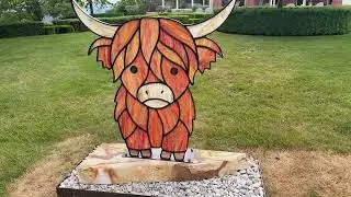10 Handmade Garden Sculptures in 3 Minutes | Steel + Stained Glass | Fire & Light