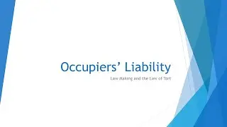 Ответственность владельцев помещений | Законодательство уровня A-Level (OCR)