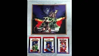 Vampire Killer over Castlevania Album Stamps