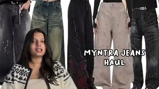 Myntra baggy jeans and jacket haul &bull;Stylecast X Revolte unisex jeans