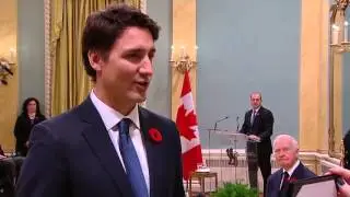 Justin Trudeau sworn-in as Canada's next Prime Minister