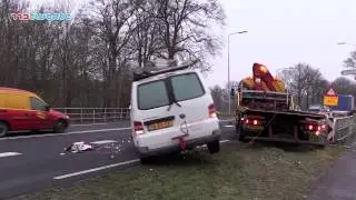 112Twente - Aanrijding N18 Usselo 22-1-2015