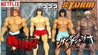 [4K][ENG] NETFLIX BAKI HANMA vs KENGAN ASHURA TOKITA OHMA KURE RAIAN YUJIRO HANMA STORM COLLECTIBLES
