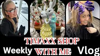 Weekly Vlog!! $$$ READING NOOK!! PLUS Let's Go Shopping at Tjmaxx!! New Hair!!