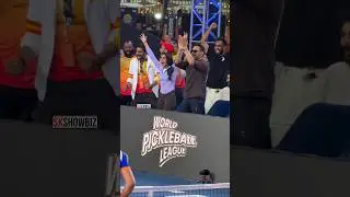 🏓 Samantha Ruth Prabhu & Raj Nidimoru cheer their team at World Pickleball League 😊