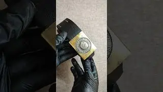 I restored the 110-years-old belt of a German soldier