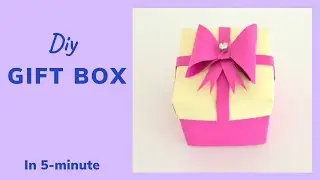 How to make colorful gift box | amazon way to wrap gifts | diy gift box