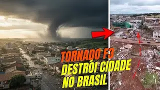 TORNADO F3 destr&oacute;i 90% de Rio Bonito do Igua&ccedil;u (Paran&aacute;): CONFIRMADO POR METEOROLOGISTAS!