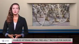 Disabled veterans getting free adult tricycles for exercise
