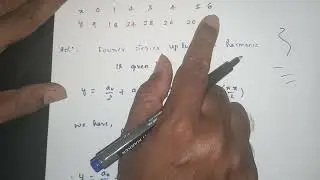 BMATE301 Module 3 | Model Question Paper 1 ( Q. 6c) | Practical harmonic analysis | Fourier series |