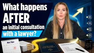 What happens after an initial consultation with a lawyer?