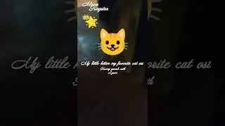 My litlle kitten my favorite cat ost sakha-Kucing Gemuk (Lyrics)