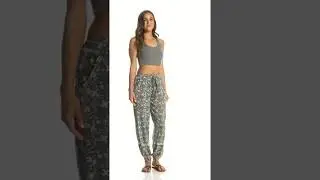 Angie Printed Jogger Pant | SwimOutlet.com