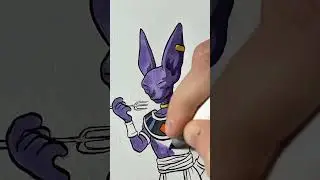 beerus with whis #art #arte #drawing #disegno #dragonball #dragonballsuper #beerus #whis #anime