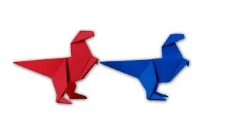 How To Make Paper Dinosaur Step By Step | Popular Craft | Paper Animal Easy Idea