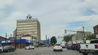 [캐나다의 7월]  Driving downtown Barrie from Bayfield st, via Simcoe st.,Dunlop st E. to Kempenfelt Dr.