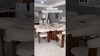 Elegant custom dining table in Nairobi |Handcrafted Furniture for Modern Kenyan homes #diningtable