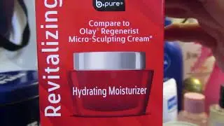 Dollar Tree skin care products used by 70 year old woman.