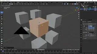 How to use mirror from modifiers in blender.