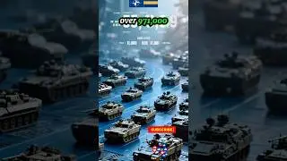 🔥 Russia vs NATO 2025 | Ground Forces Power Comparison 🚀 #Military #youtubeshorts #history