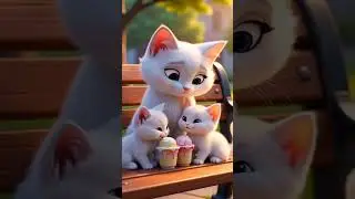 Ice Cream Sharing | Cute Cat Family Short Story | Wholesome Animation
