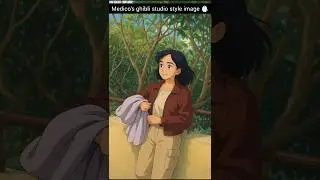 Medico's ghibli studio style image 🥼#ghibli #portrait #trending