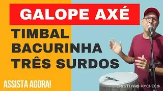 LEVADAS PARA O CARNAVAL  - Timbal, Repique e Surdos - Galope - AULA COMPLETA