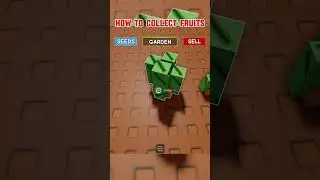 Tutorial how to collect fruits on grow a garden  #roblox #growagarden #fyp