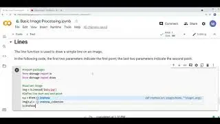Basic Image Processing Using  Python Tutorial 6 ( Drawing line and circle on an image)
