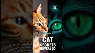 ULTIMATE HUNTER: How Cats See in the Dark (And Why They Blink) 👁️🌙 #shorts  #cat #facts #didyouknow