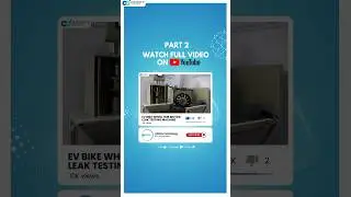 EV BIKE WHEEL HUB MOTOR LEAK TESTING MACHINE | #leak #testing #leaktest #machine #electric #vehicle