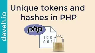 Generate unique, random tokens and secure hashes in PHP