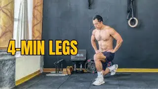 4-минутная утренняя табата: разогрев нижней части тела