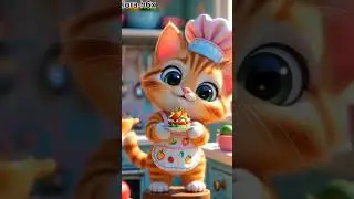 Kitty Makes Fruit Salad 🐱🍎 | Cute Cooking Nursery Rhyme for Kids | Fun Animal Song
