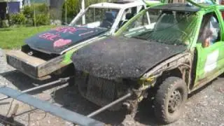 preparation des voiture de stock car 2009