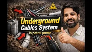 Underground Cables Ka Poora System in petrol pump | PVC Pipes Complete | Site Work + Masti