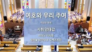 여호와 우리 주여 | O Lord, Our Lord | 이선우곡ㅣ새하늘성가대 & 오케스트라ㅣ지휘 양태갑ㅣConductor Tae-Gap Yang