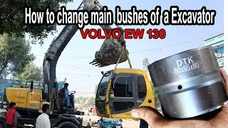  Loose Excavator Pin Fixed | Volvo EW130 Bush Repair