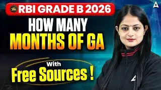 RBI Grade B 2026 GA Strategy: 6 Months or 1 Year? | Pinky Yadav