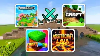 Jogar Minecraft PE VS Mastercraft Survival VS Building Survival VS Craftsman Crafting