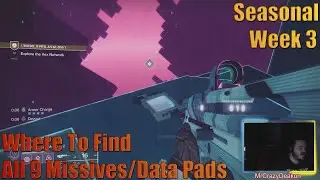 Destiny 2 Where To Find All 9 Seasonal Week 3 Missives/Data Pads