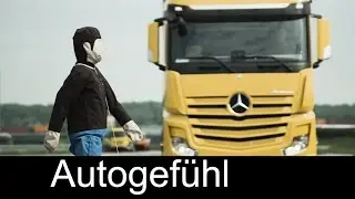 Daimler Mercedes trucks autonomous assistance systems Active Brake Assist- Autogef&uuml;hl