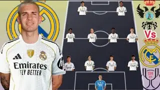 Debut Joan Martinez ✅ ~ Talavera Vs Real Madrid Potential 4-4-2 Line up in Copa de Rey Round of 32 
