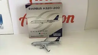 UNBOXING *MEA Airbus A320-200(Sky team livery)* Phoenix models 1:400 scale #3 #unboxing #modelplanes