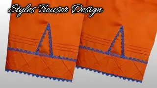 Trouser Design/New styles Trouser design full cutting and stitch best sewing 💫