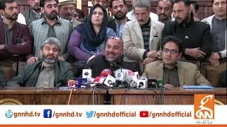 PTI Leadership from KP Important Press Conference in Peshawar