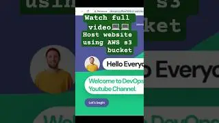 S3 bucket | Host Website using 