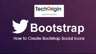 How to create Bootstrap social icons - Tutorial