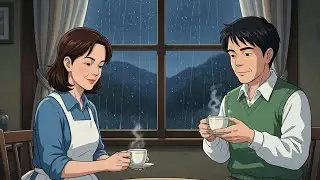 “Rainy Night Comfort | Cozy Ghibli-Style Family Life”