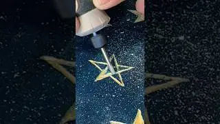 How To Carve Stars In Wood American Flag!